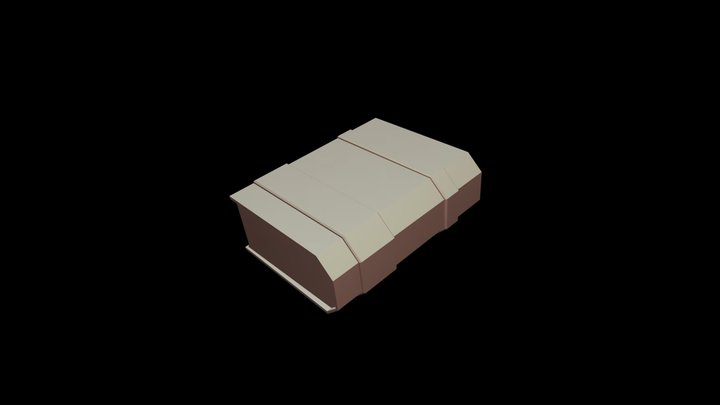 MitchellJ_SimpleObjects_Book 3D Model