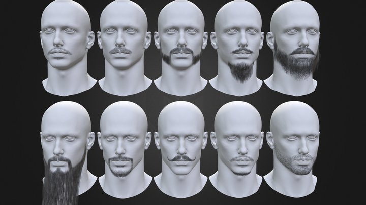 Beard 3D models - Sketchfab