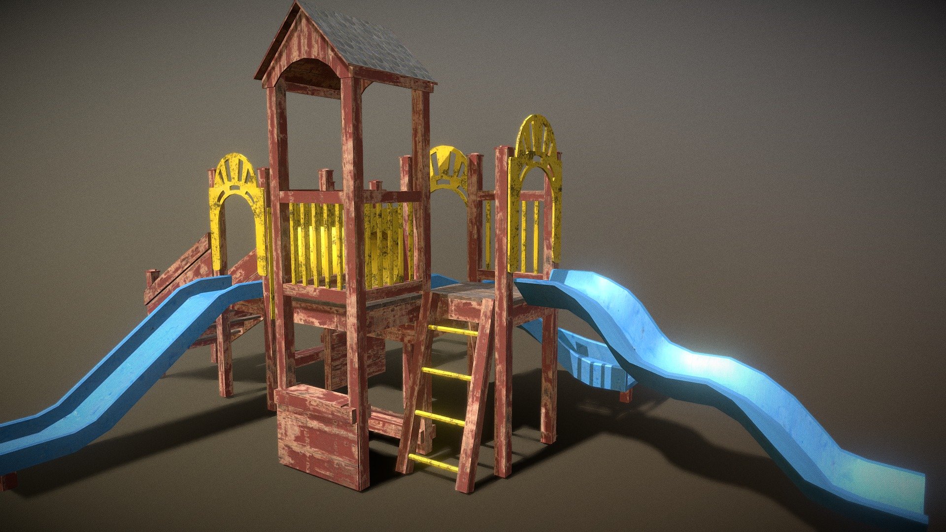 Kids Castle / weathered / gameready