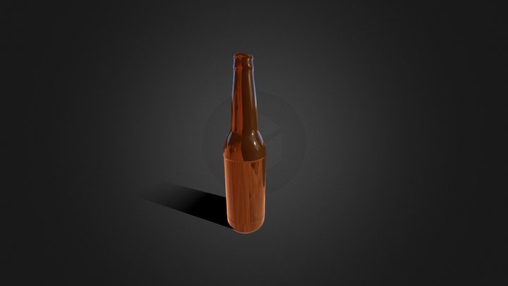 Beer Bottle 3D Model