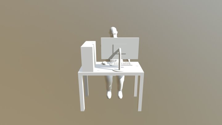 Steve Desk 3D Model