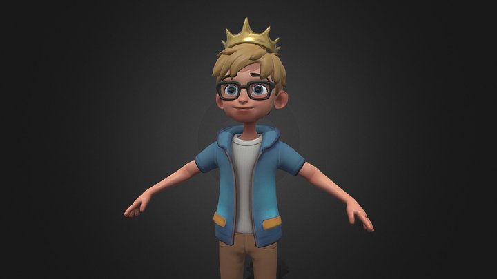 Modular Boy 3D Model