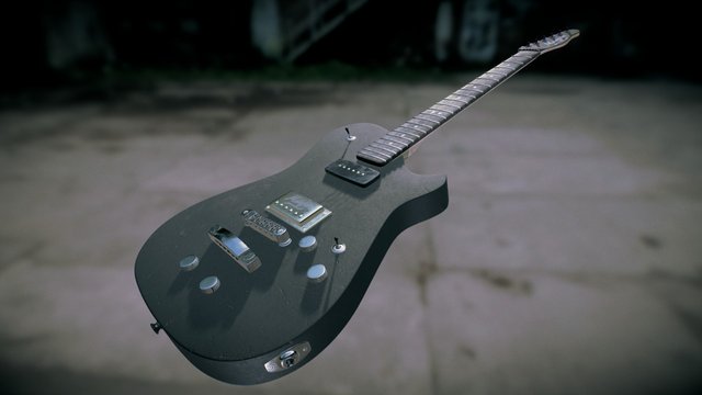 Manson Electric Guitar 3D Model