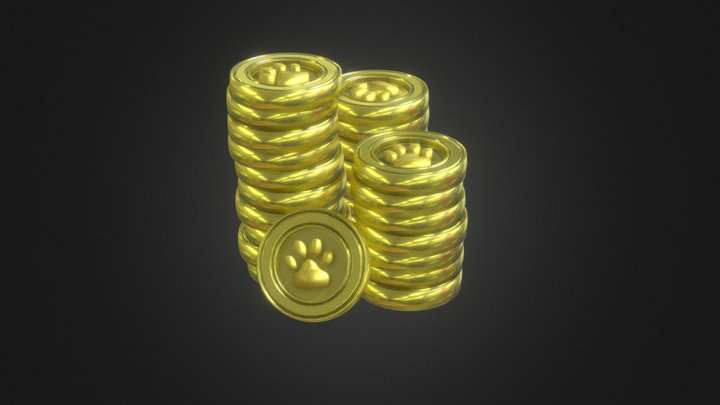 moneda 3D Model