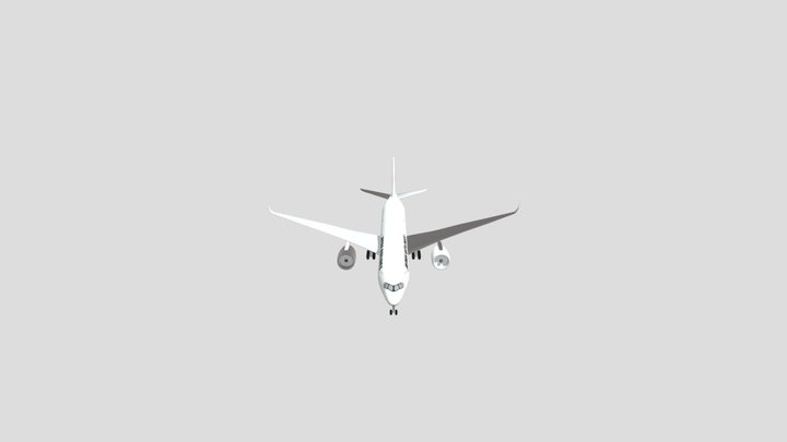 JAL-123 3D Model 3D Model