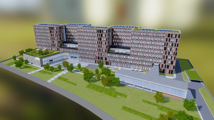 Frankfurt School Campus 3D Model