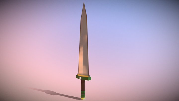 First Model(Tutorial Sword) 3D Model