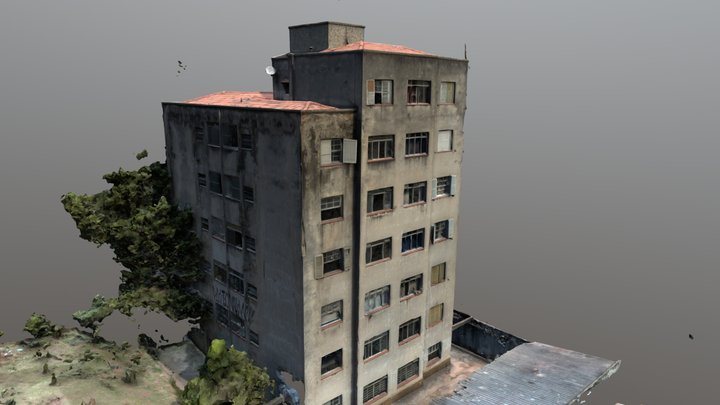 Old urban building - São Paulo, Brazil 3D Model