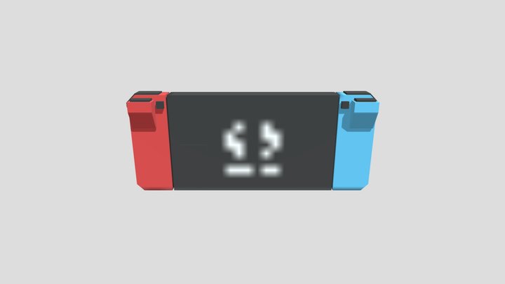 Nintendo Switch (Minecraft Style) 3D Model