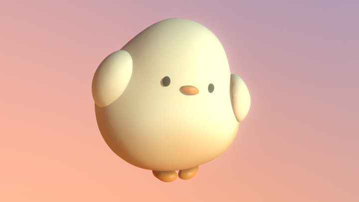 Little Chick 3D Model