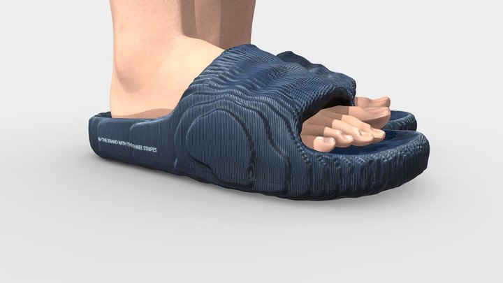 ADIDAS ADILETTE 22 SLIDES IG7497 3D Model