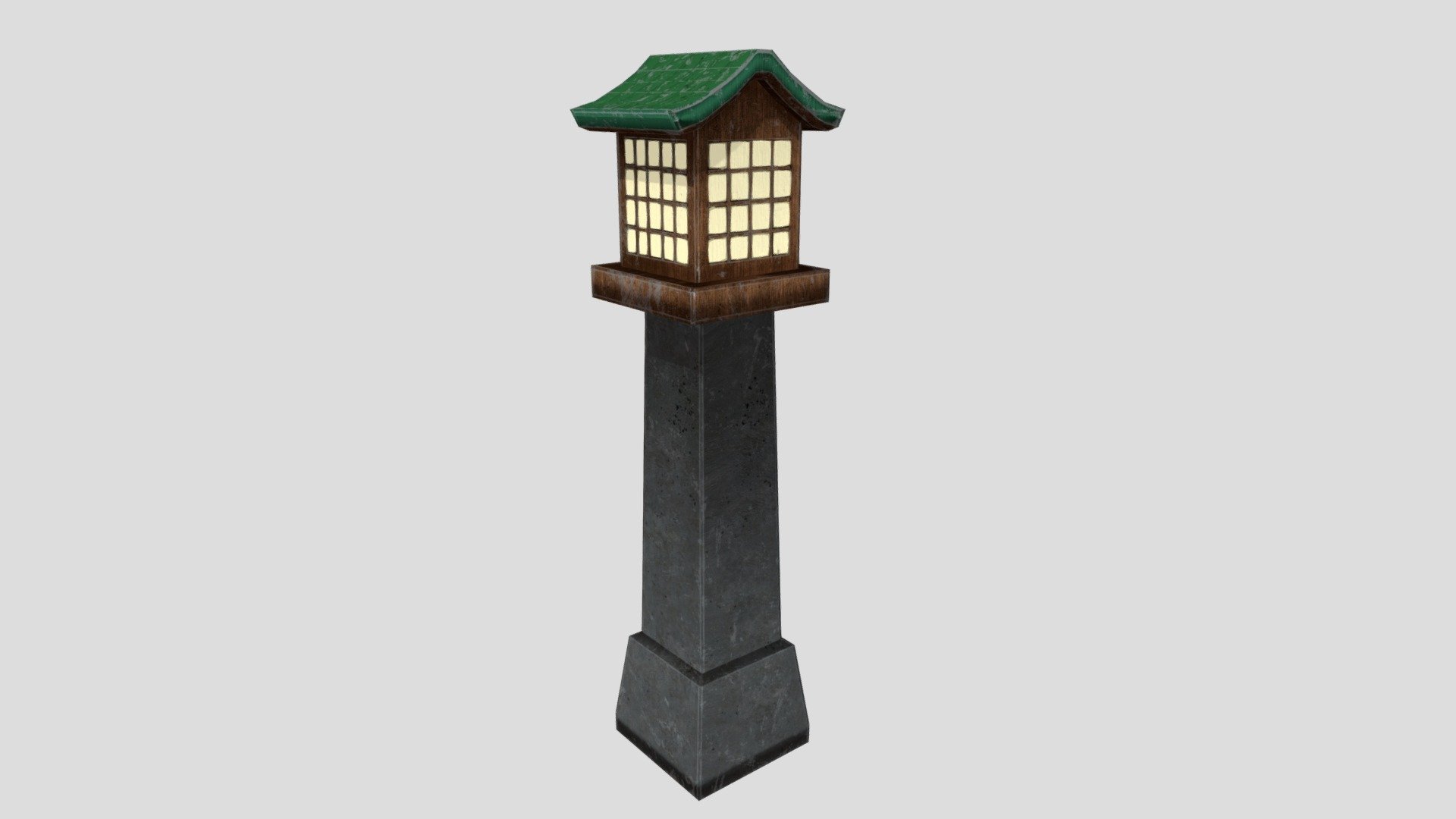 traditional lamp japanese 3D model by nicolasburns98 [7b5c419