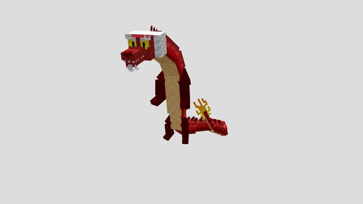 Japanese Dragon 3D Model