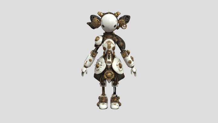 Woman Cloack 3D Model