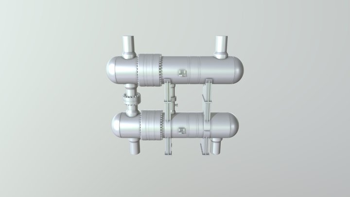Heat Exchanger 3D Model