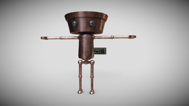 Little Robot 3D Model