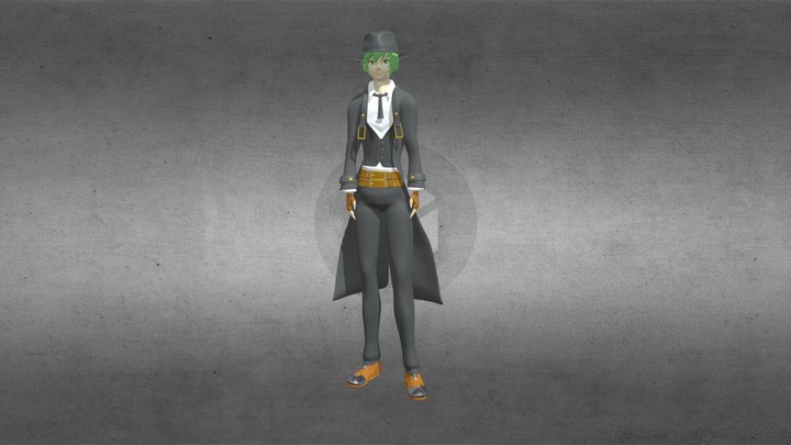 Hazama stretch test 3D Model