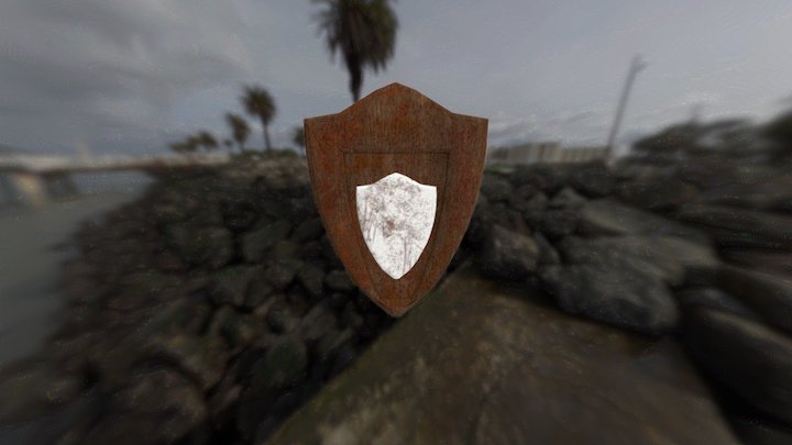 3D Real-time Props: Sheild 3D Model