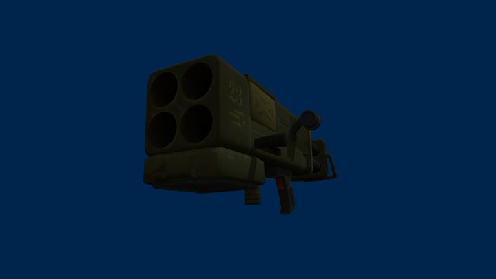 Quad Launcher 3D Model