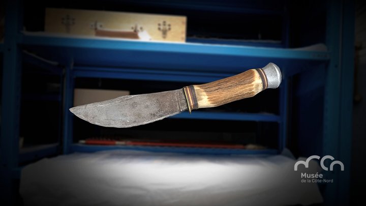 Couteau de chasse / Hunting knife 3D Model