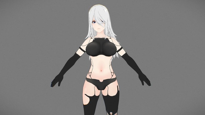 A2 - Nier Automata 3D Model