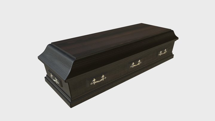 Closed coffin 3D Model