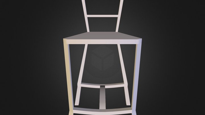 Silla alta 3D Model