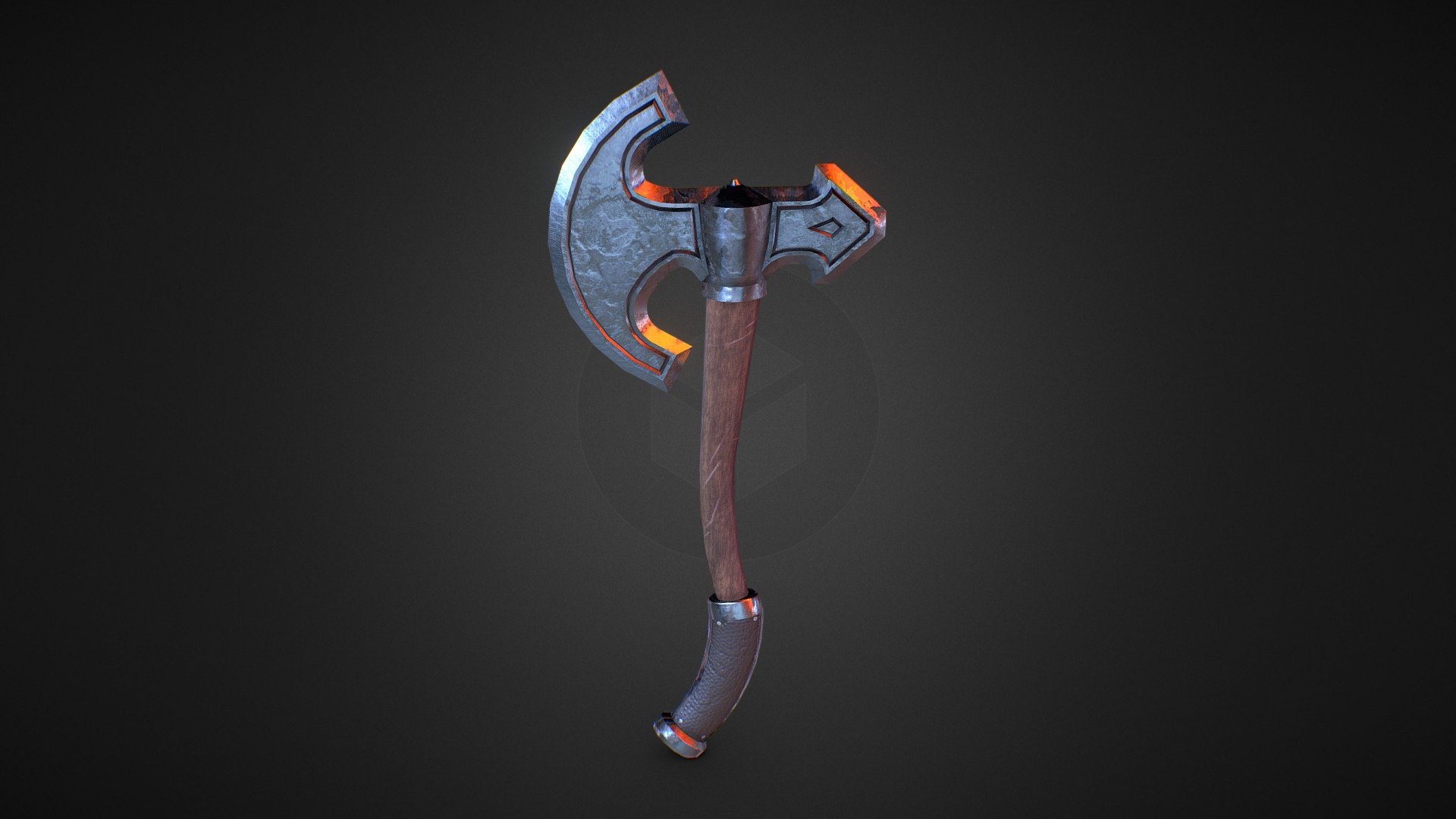 One-handed BattleAxe 2 - 3D model by Sord (@alexandersord) [7b63b00 - Way Of The Samurai 4 One Handed Styles