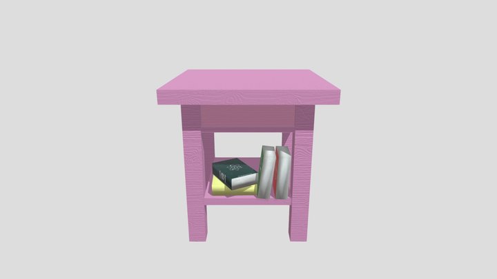 Bedside table 3D Model