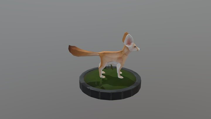 Fehu - Fox Character Model 3D Model