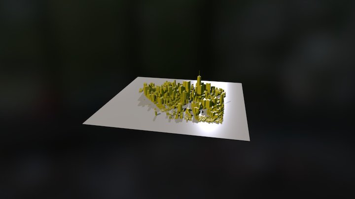 New York City OpenSteetMap Export Test 3D Model