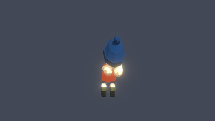 Tall Chibi Boy | Blender Model 3D Model