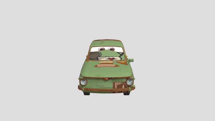 Cars 2: The VideoGame Meme Trunkov 3D Model