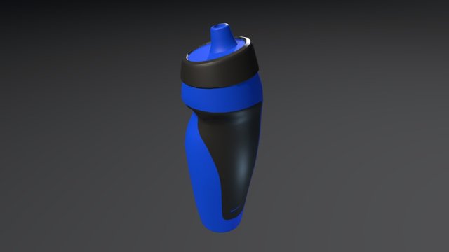 Modeling With Reference Flaske Textured 02 3D Model