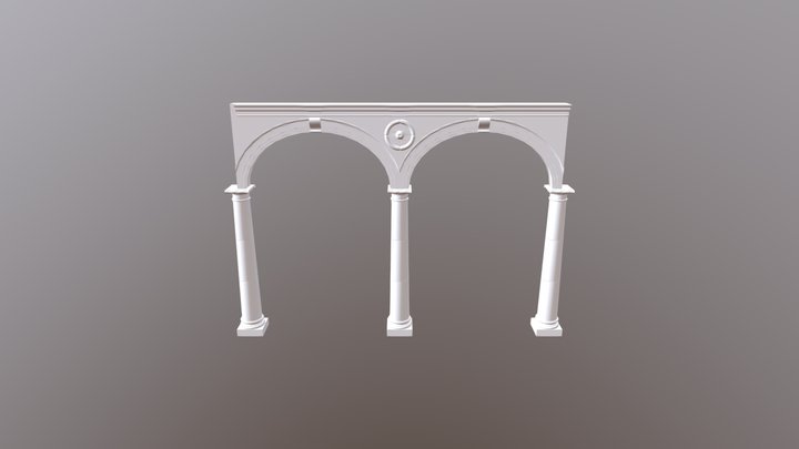 Arcos patio Betxí 3D Model