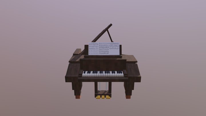 Grand piano 3D Model