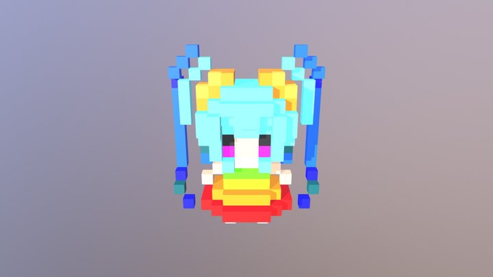 Kawii Girl 3D Model