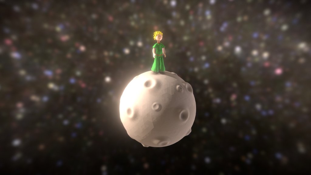 Le Petit Prince - Download Free 3D Model By Shapelab (@Shapelab) [7B6825D]