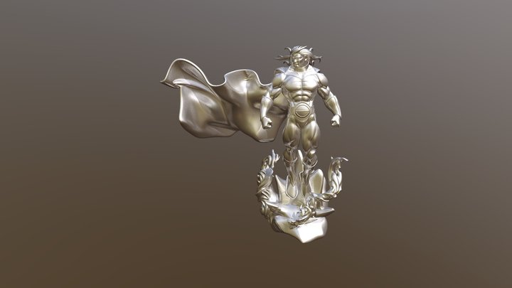 Sentry Marvel Comics Diseño 3D gratis 3D Model