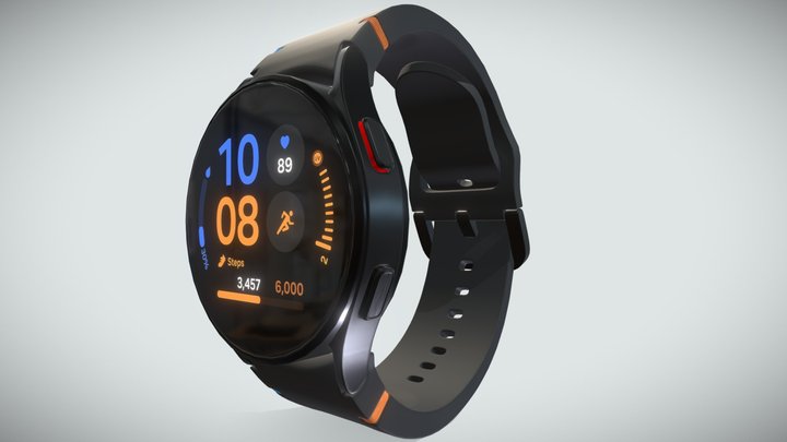 Samsung Galaxy Watch FE Black 3D Model