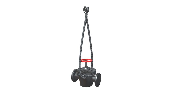 Задвижка 3D Model
