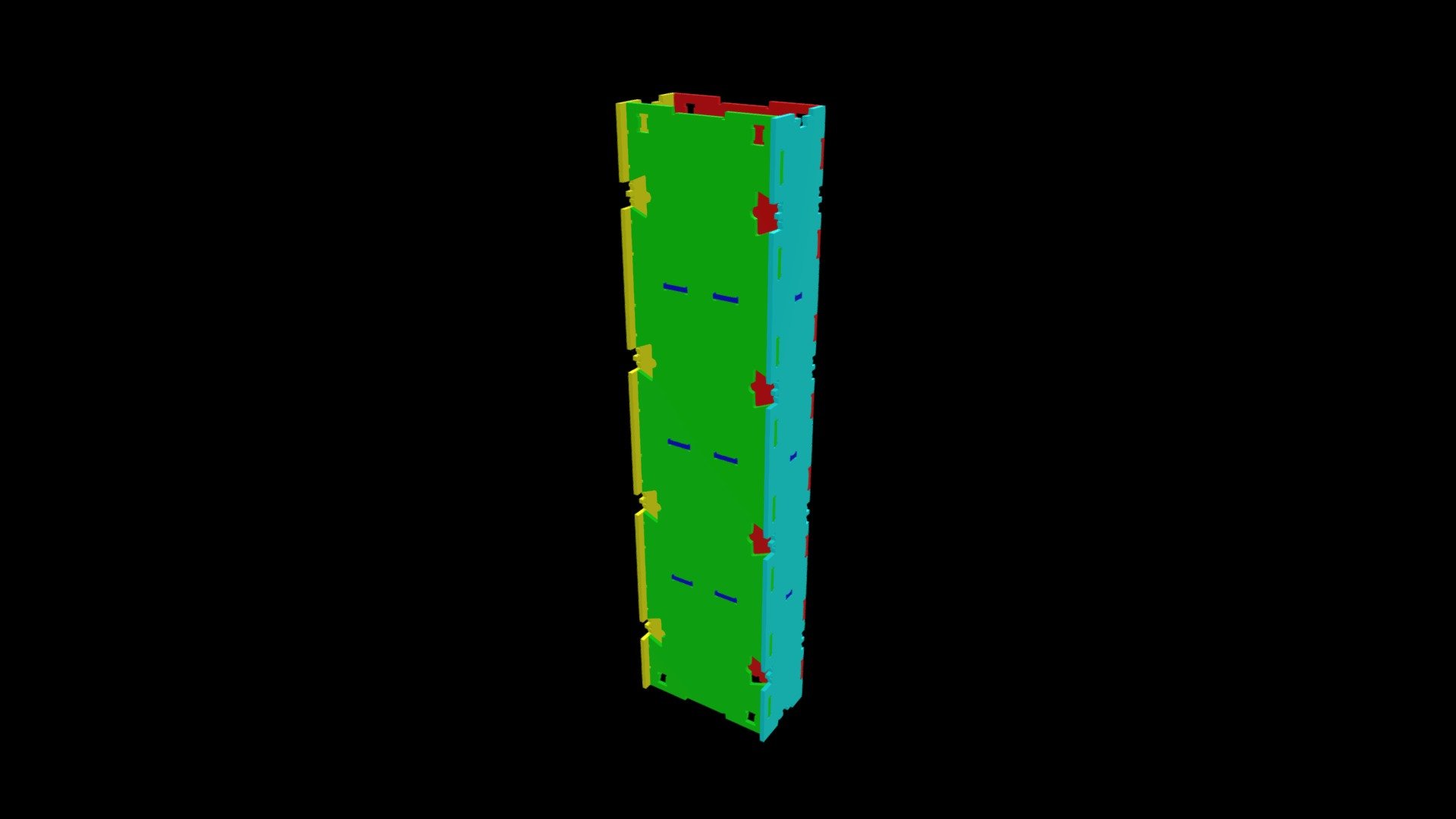 Wall M (edited for 4mm MDF laser model)