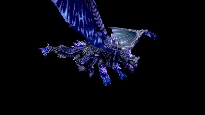 ((BLACK KING)) SPS MODELS ECLIPSE DRAGON 3D Model