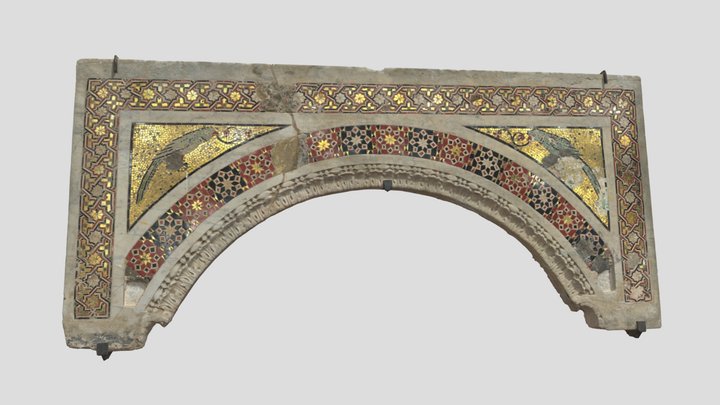 Casertavecchia CE - Duomo - Cornice, particolare 3D Model