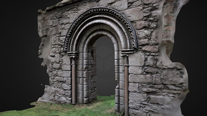 St Mary's Kirk Auchindoir doorway 3D Model