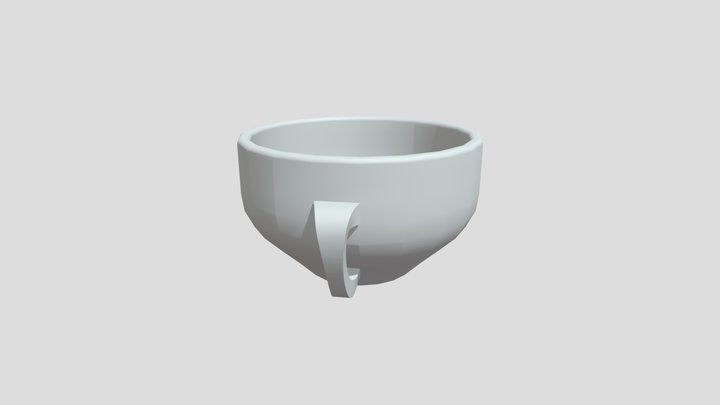 Cup Sketch 3D Model