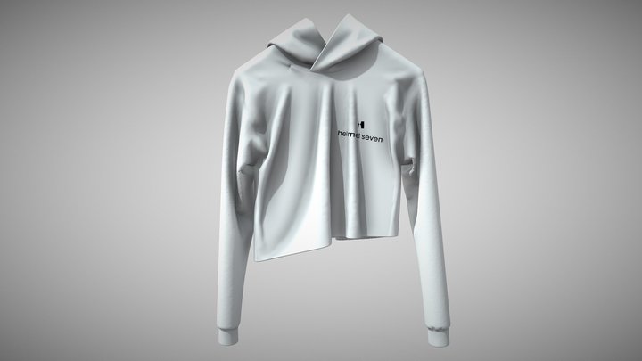 Helmet Seven - OASIS Collection - Cropped Hoodie 3D Model
