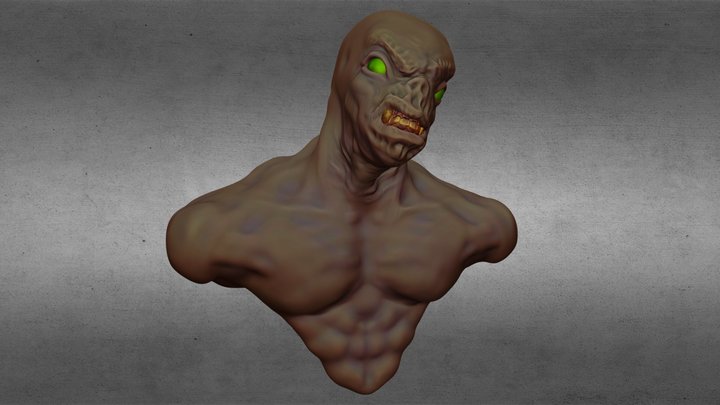 Nelson_Bust 3D Model