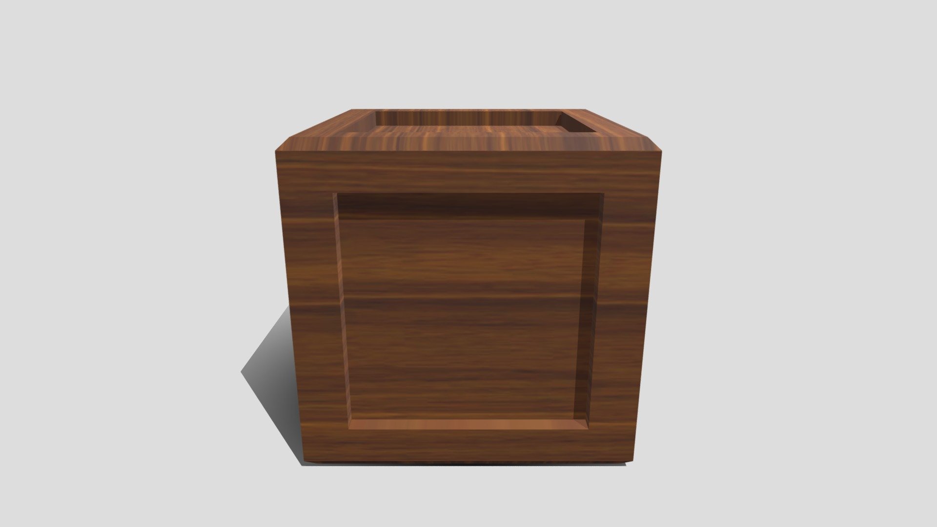 Lowpoly Wodden Box