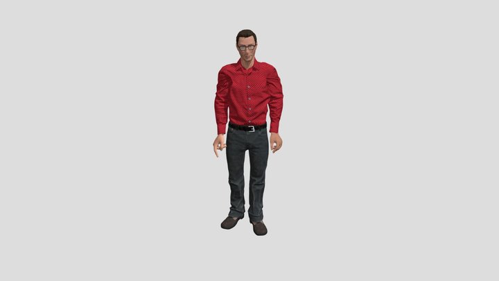 Hitachi Worker 3D Model